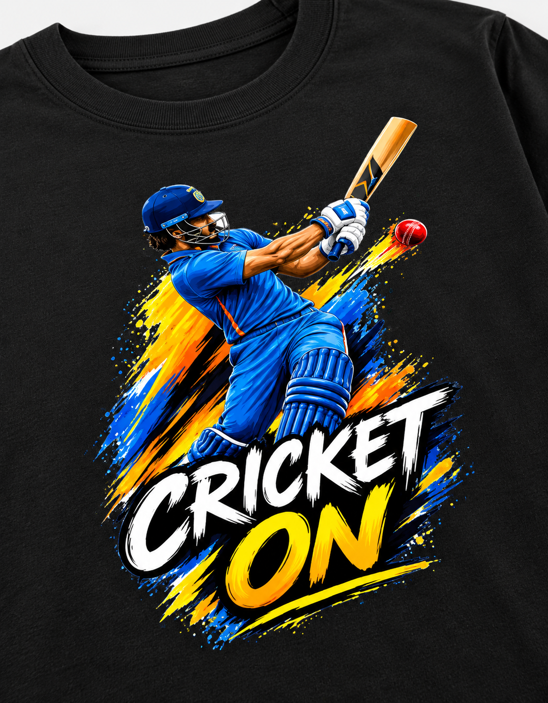 Cricket On – Premium Oversized Cotton T-Shirt